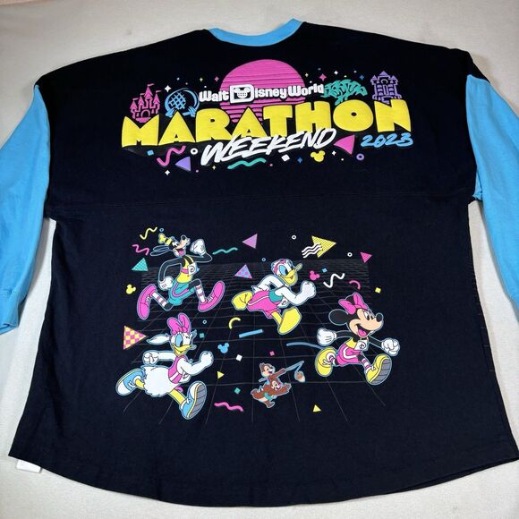 2023 Disney RunDisney 30 Years of Running Marathon Weekend Spirit Jersey Size XL - Picture 3 of 10